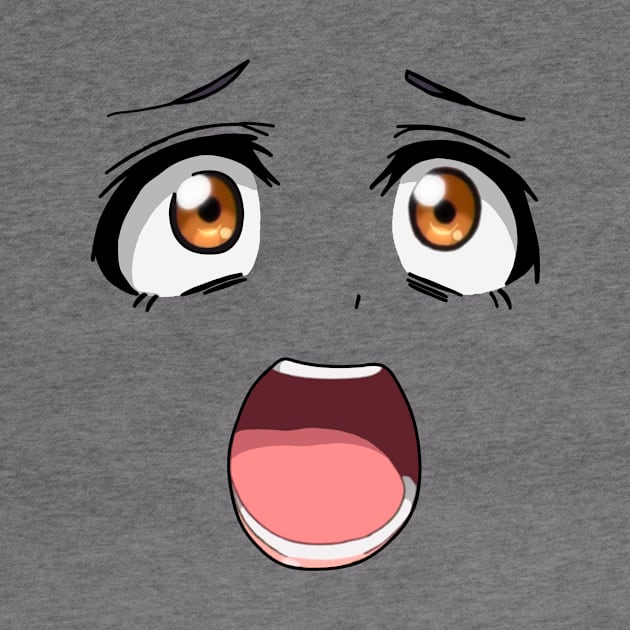 Anime face by Qwerty